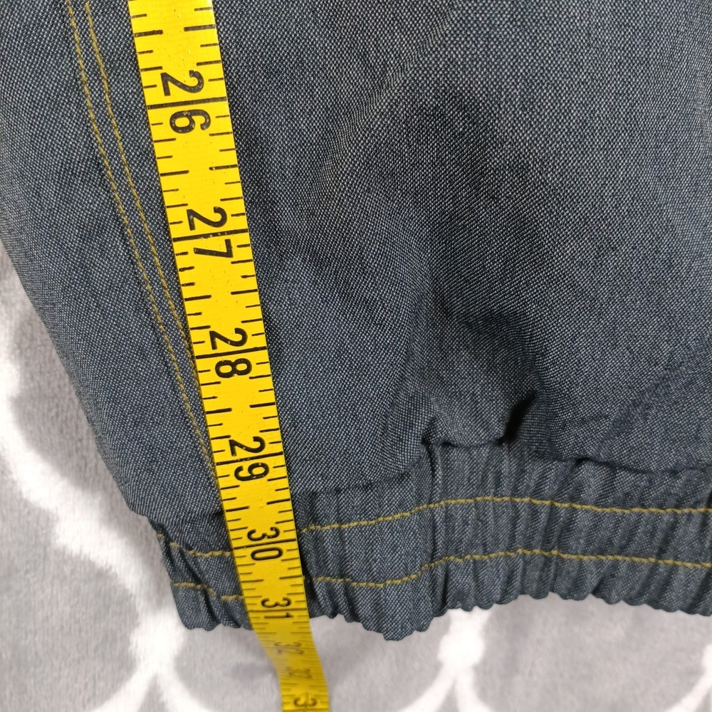 686 Forest Bailey Dojo Snowboard Pants Men Medium Black Denim Baggy 20K 15K - Picture 6 of 13